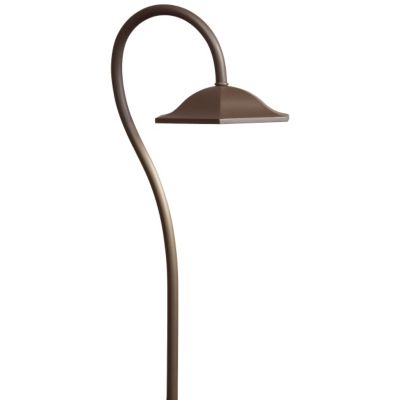 Landscape LED Shepherd's Crook Path Ligh by Kichler - Starlight Lighting USA and Canada